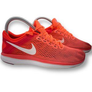 Nike Womens Flex 2016 Run 830751-800 Orange Running Shoes Sneakers Size 7